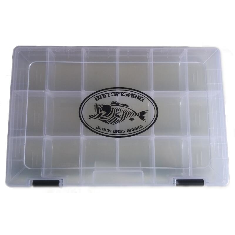 Caja de plastico para guardar y organizar señuelos y aparejos de pesca